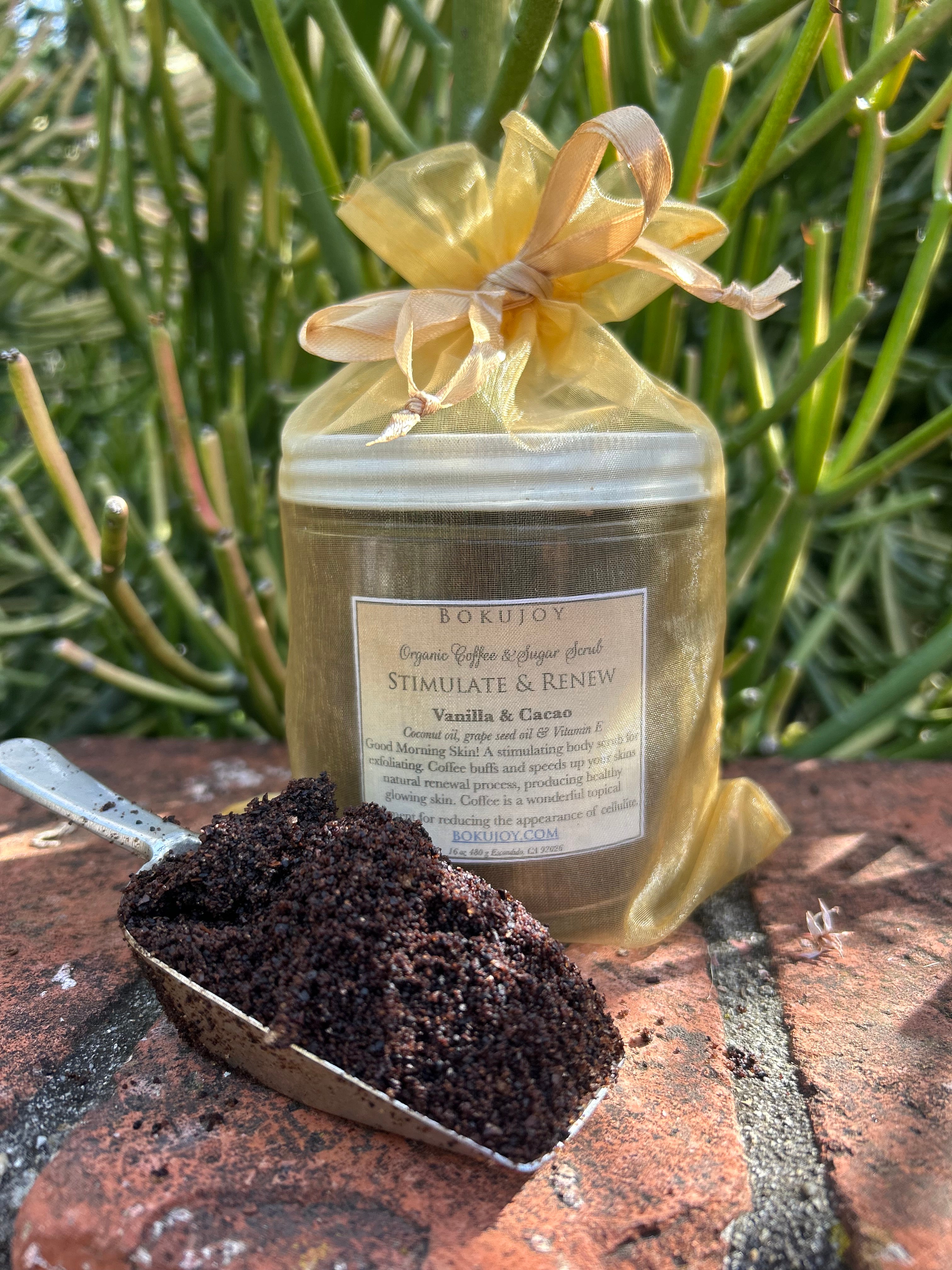 Stimulate and Renew Organic Coffee Scrub
