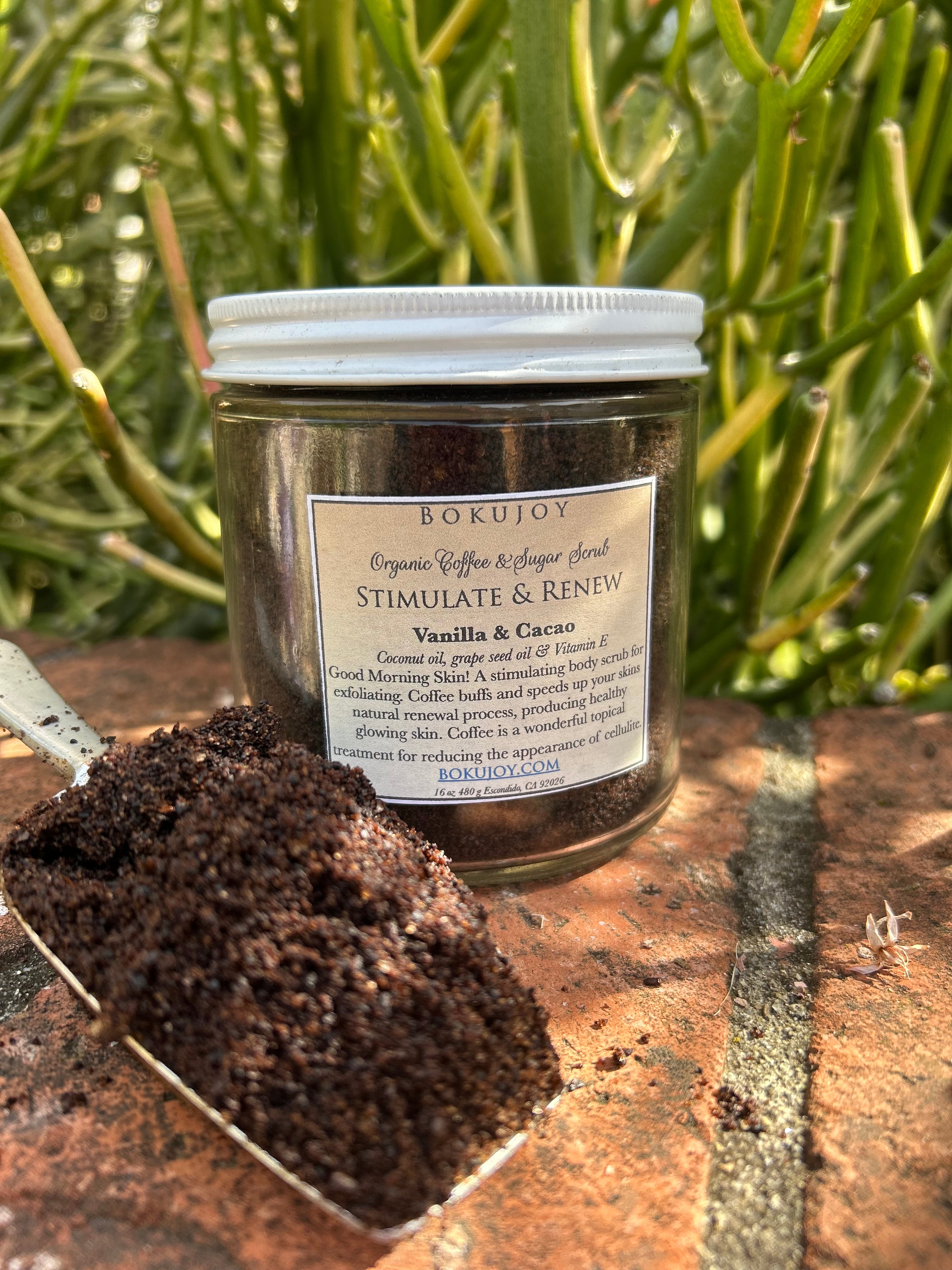 Stimulate and Renew Organic Coffee Scrub